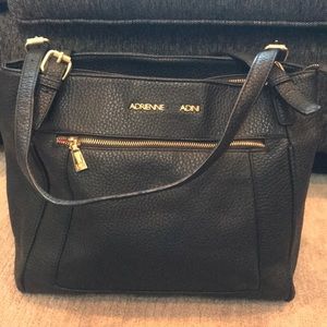 Adrienne Vittadini Large Pebbled Leather Tote